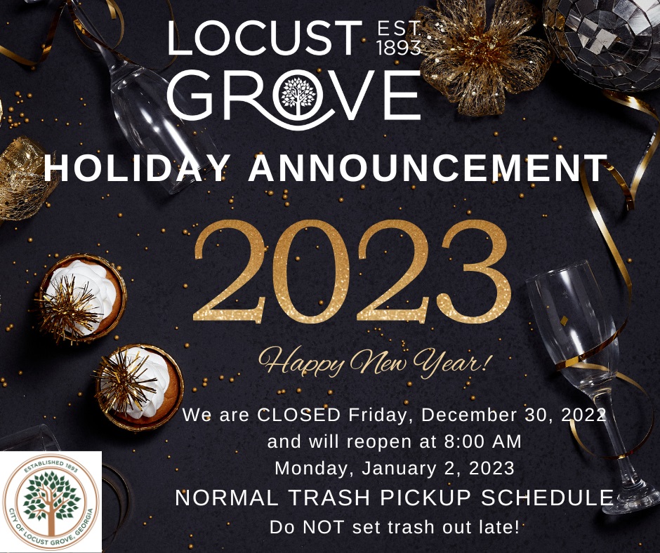 New Year Closing Announcement