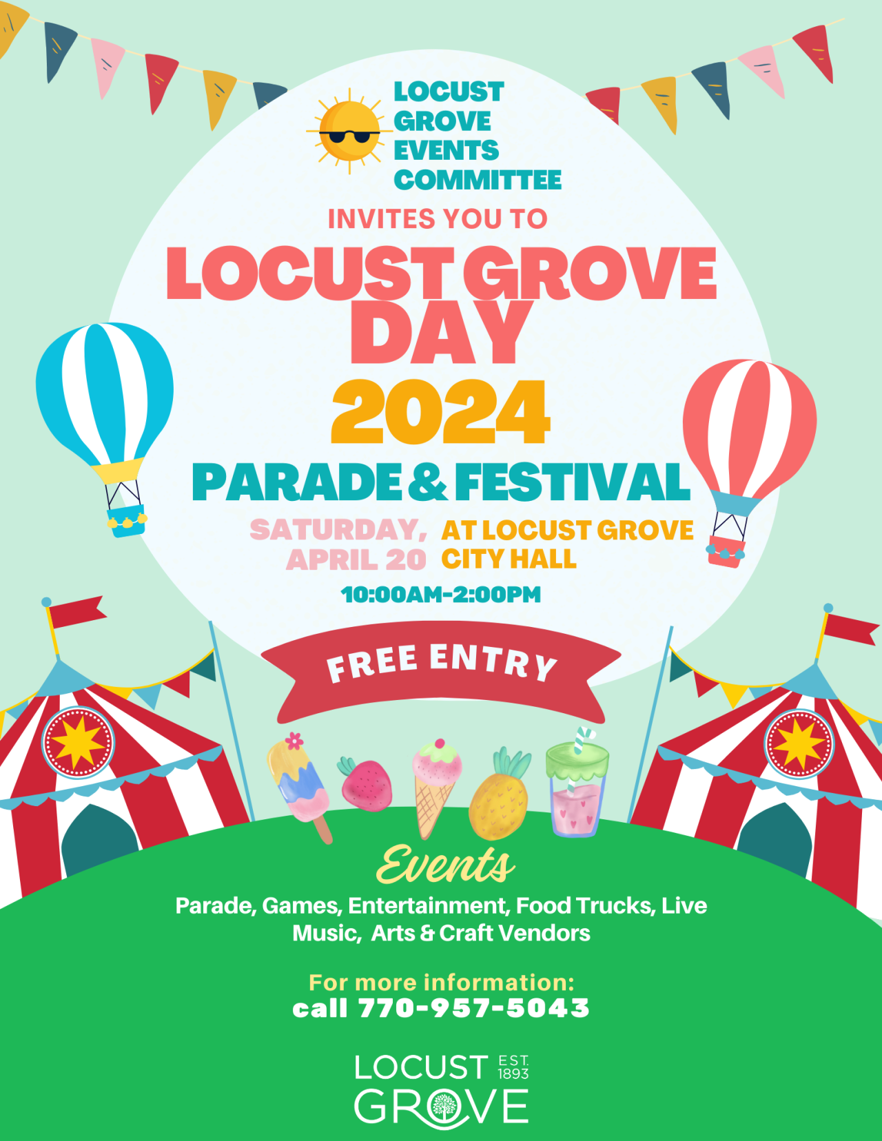 Locust Grove Day 2024 Flyer